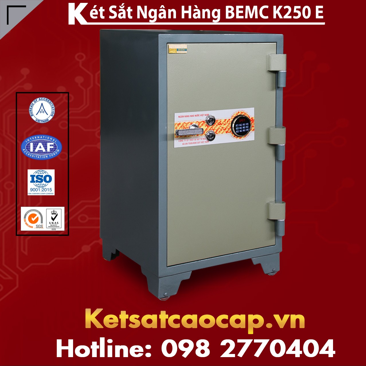 Két Bạc Ngân Hàng BEMC K250E Điện Tử Hàn Quốc Nên Chọn Mua Hay Không?